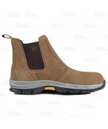 Botas deportivas de seguridad no metálicas S1P SRC color marrón