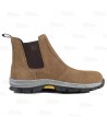 Botas deportivas de seguridad no metálicas S1P SRC color marrón