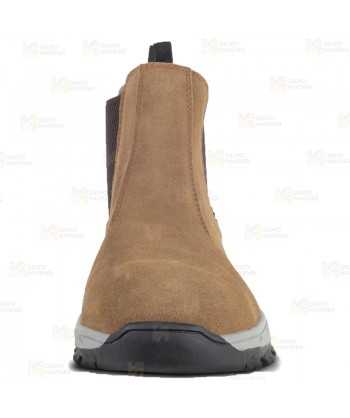 Botas deportivas de seguridad no metálicas S1P SRC color marrón