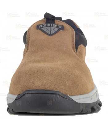 Zapatos de seguridad no metálicas sin cordones S1P SRC