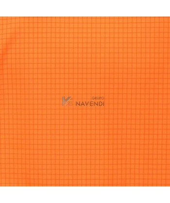 Parka ignífuga multinorma de fibra modacrílica naranja flúor y marino