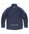 Parka ligera de tejido softshell bicolor con membrana color marino y azafata