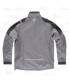 Parka ligera de tejido softshell bicolor con membrana color gris y negro