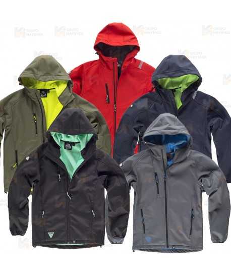 Cazadora softshell unisex con capucha para actividades outdoor