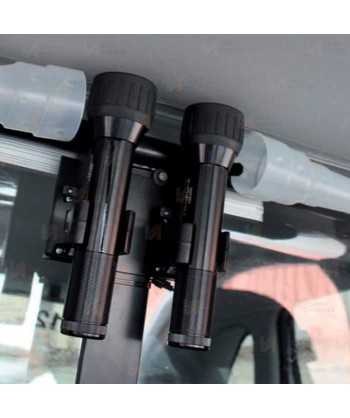 Linterna dotacional para policía con dos coronas