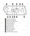 Generador a gasolina 4T (230V / 5.500W) homologado seguridad