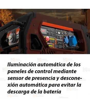 Generador SVR trifásico a gasolina 4T (400 V / 230V / 5.500W)