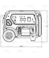 Generador a gasolina 4T (230V / 7.000W) homologado seguridad