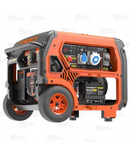Generador a gasolina 4T (230V / 7.000W) homologado seguridad