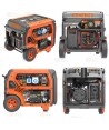 Generador a gasolina 4T (230V / 7.000W) homologado seguridad