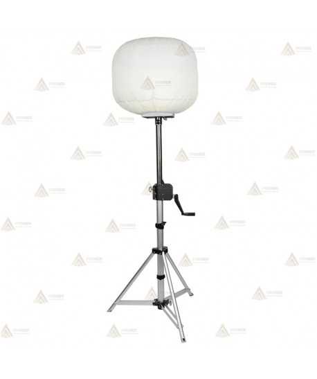 Globo led a 220 V y 400W con mástil telescópico (54.000 Lúmenes)