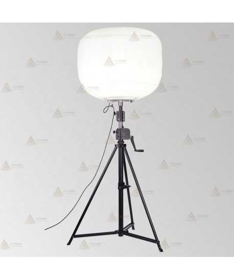 Globo led a 220 V y 100W con mástil telescópico (130.000 Lúmenes)