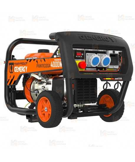 Generador SVR a gasolina 4T (230V / 4.000W) de seguridad