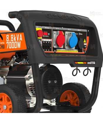 Generador SVR trifásico a gasolina 4T (400 / 230V / 7.000W)