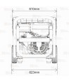 Generador SVR a gasolina 4T (230V / 7.000W) de seguridad