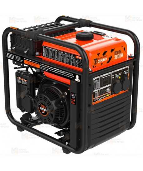 Generador monofásico Inverter a gasolina de 3.800W