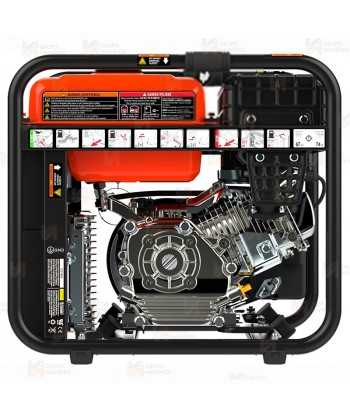 Generador monofásico Inverter a gasolina de 3.800W