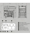 Generador monofásico Inverter a gasolina de 3.800W