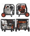Motobomba de 4" para aguas sucias (110.000 l/h) 30 metros