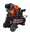 Moto compresor de aire a gasolina con calderín proporciona 1000 l/m a 8bar