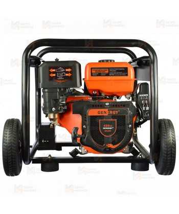 Motosoldadora a gasolina, potencia máxima de 190AH para electrodos de hasta 3,25mm.
