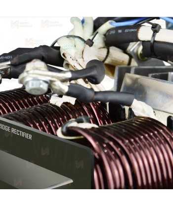 Motosoldadora a gasolina, potencia máxima de 190AH para electrodos de hasta 3,25mm.