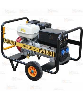 Motosoldadora con motor Honda intensidad 180 A (30%) 150 (60%) electrodos de 4 mm rutilo básico