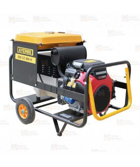 Motosoldadora con motor Honda intensidad 259 A (30%) 200 (60%) electrodos de 5 mm rutilo básico