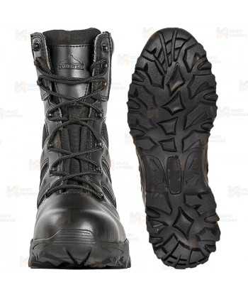 Botas de piel flor y cordura con cremallera S3 HRO para policía