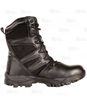 Botas de piel flor y cordura con cremallera S3 HRO para policía