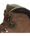 Bota de piel Nobuck de caña baja con Goretex
