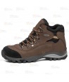 Bota de piel Nobuck de caña baja con Goretex