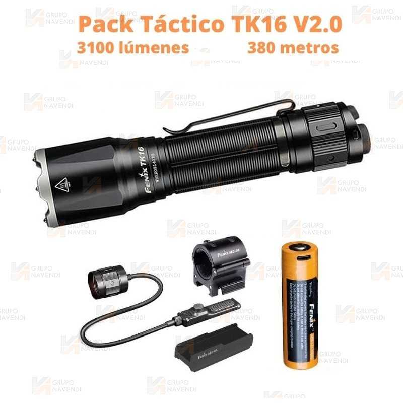 Pack de linterna táctica de 3100 lúmenes para caza