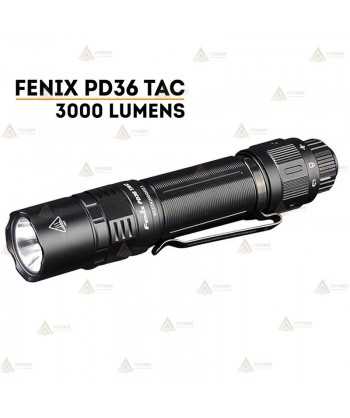 Linterna PD36 TAC recargable con micro USB (1600 lúmenes)
