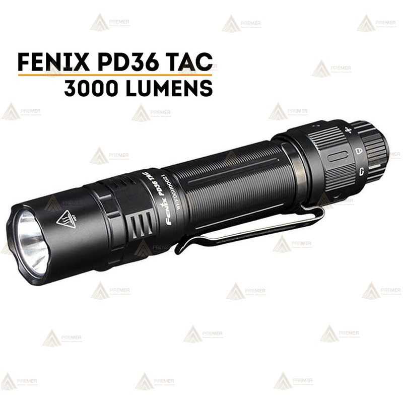 Linterna PD36 TAC recargable con micro USB (1600 lúmenes)