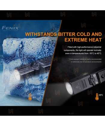Linterna Fénix WT25R con cabezal pivotante (1000 Lúmenes)