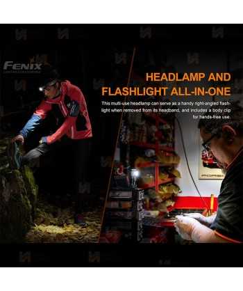 Frontal HM50R V2 de Fénix, recargable con USB (700 lúmenes)