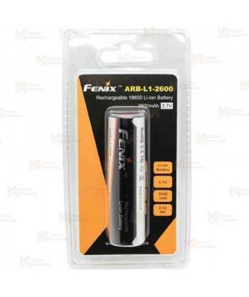 Batería 18650 Li-Ion Fénix 3.7V 2600 mAh para linternas Fenix