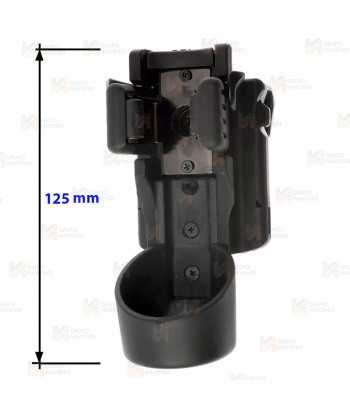 Funda giratoria para linternas tácticas con cabezal de Ø 35 - 37 mm