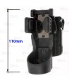 Funda giratoria para linternas tácticas con cabezal de Ø 34