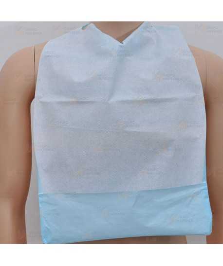 Babero para adultos con bolsillo recoge líquidos