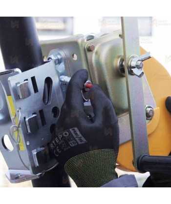 Torno de cable de acero de 20 y 25 m y Ø 6,3 mm para trípode