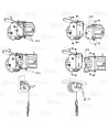 Torno de cable de acero de 20 y 25 m y Ø 6,3 mm para trípode TM7