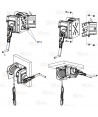 Torno de cable de acero de 25, 35, 45 y 50 m y Ø 6,3 mm para trípode TM7