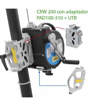 Retráctil anticaidas con recuperador con 15 m de cable