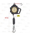 Retráctil cable de 6, 8, 10 y 11 m. para trabajos en horizontal y vertical
