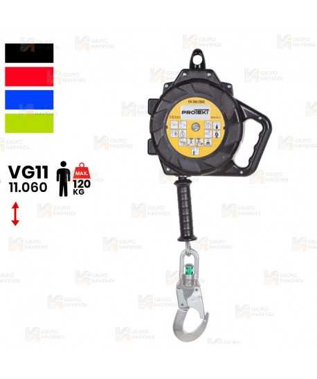 Retráctil cable de 6, 8, 10 y 11 m. para trabajos verticales