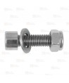 Barra de anclaje anticaidas de aluminio para puertas (3 usuarios)