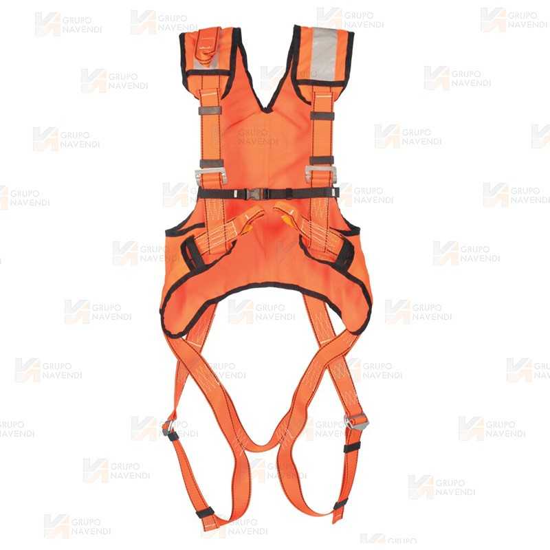 Arnés de alta visibilidad naranja flúor
