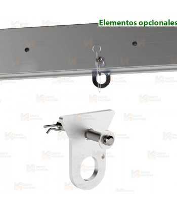 Pórtico de aluminio portátil para cargas de hasta 3.500 kg o 5 usuarios